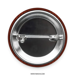 Stylish Round Silver Brooch Decorative Pin product