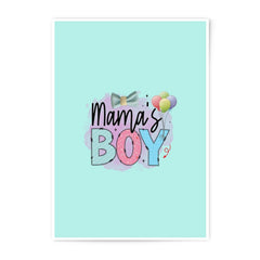 Mamas Boy Photographic Print, Cute Nursery Decor, Baby Boy Room Art, Gender Reveal Gift, New Mom Gift, Kid Room Printable, Modern Baby Decor - Tawshia