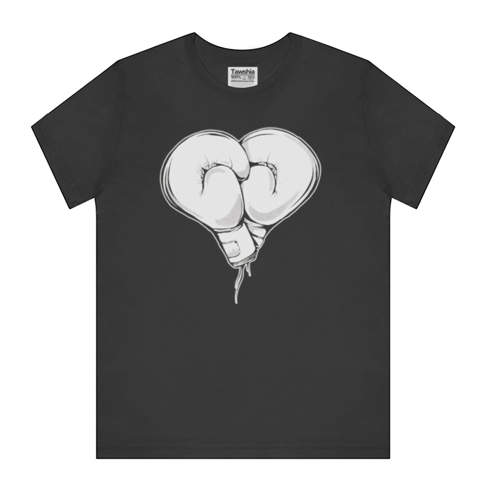 Boxing Gloves in Heart Shape Graphic T-Shirt product type