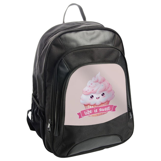 Cute Cupcake Backpack, Life is Sweet Backpack, Kawaii Backpack, Dessert Backpack, Unique Backpack, Trendy Backpack, Back to School Backpack - Tawshia