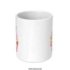 Strawberry Cupcake Mug, Watercolor Art Mug, Dessert Lover Gift, Foodie Mug, Cute Cupcake Mug, Cupcake Illustration Mug, Coffee Mug - Tawshia