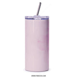 Pink Donut Coffee Tumbler, Valentines Tumbler, Foodie Lover Tumbler, Aesthetic Tumbler, Sweet Treats Tumbler, Cute Tumbler for her, Gift - Tawshia