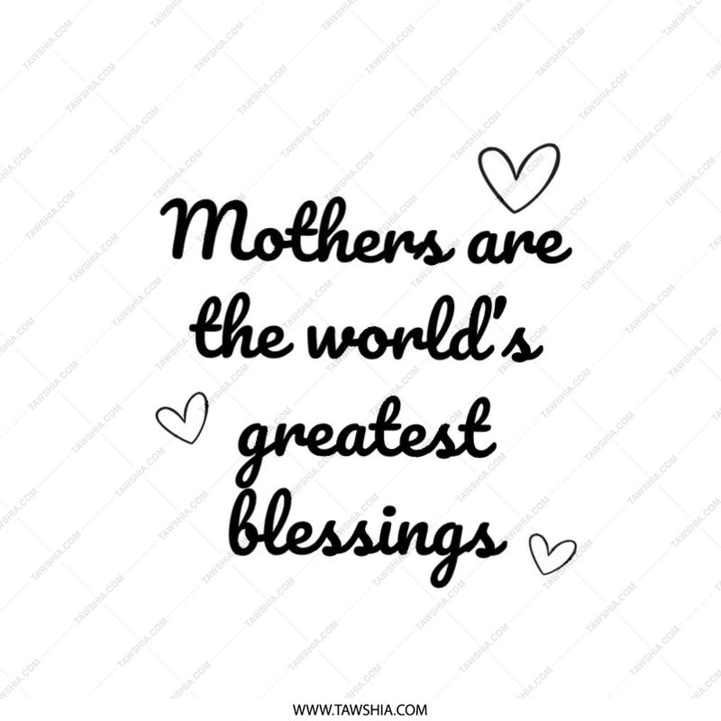 Mothers Day Pillow, Gift for Mom, Greatest Blessings Quote Pillow, Decorative Throw Pillow, Home Decor, Best Mom Ever - Tawshia