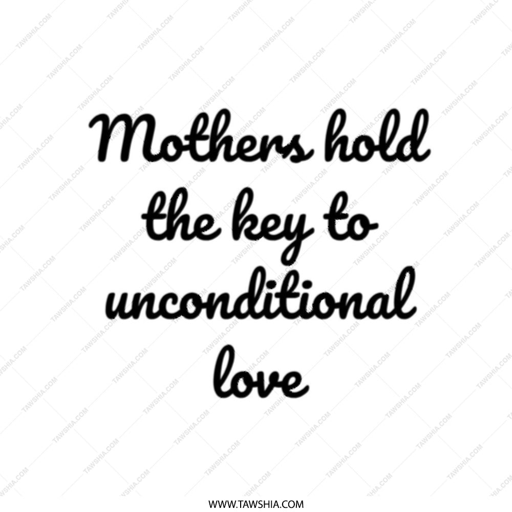 Mothers Hold The Key Tote Bag, Unconditional Love Design, Gift For Mom, Shopping Bag, Everyday Bag, Reusable Tote, Mothers Day Gift - Tawshia
