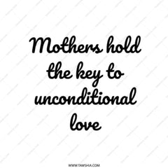 Mothers Hold The Key Tote Bag, Unconditional Love Design, Gift For Mom, Shopping Bag, Everyday Bag, Reusable Tote, Mothers Day Gift - Tawshia