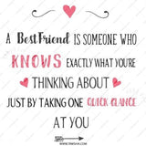 Best Friend Pinback Button, Friendship Gift, Thinking of You, Cute Pin, Gift for Bestie, I Love My Best Friend, Friends Forever - Tawshia