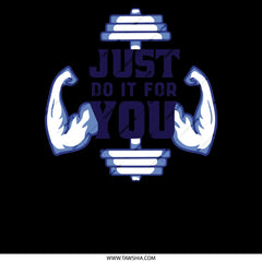 Just Do It For You Dumbbell Design Fitness product