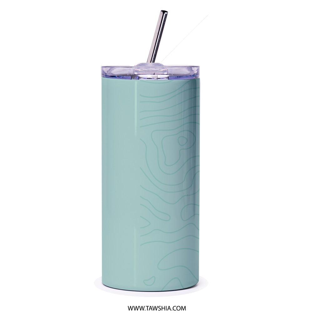 Arabic Dad Poem Tumbler, Father and Son Gift, Personalized Gift for Dad, Father's Day Gift, Arabic Gift, Tumbler with Straw - Tawshia