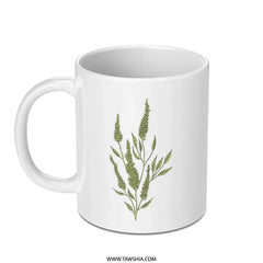 Botanical Mug, Goldenrod Design, Floral Mug, Plant Lover Gift, Nature Inspired Coffee Mug, Tea Cup, Unique Mug Gift, Spring Decor - Tawshia