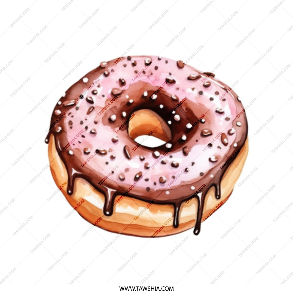 Sprinkled Donut Tote Bag, Foodie Bag, Cute Pastry Bag, Sweet Treat, Donut Lover Gift, Unique Tote, Everyday Bag, Reusable Grocery Bag - Tawshia