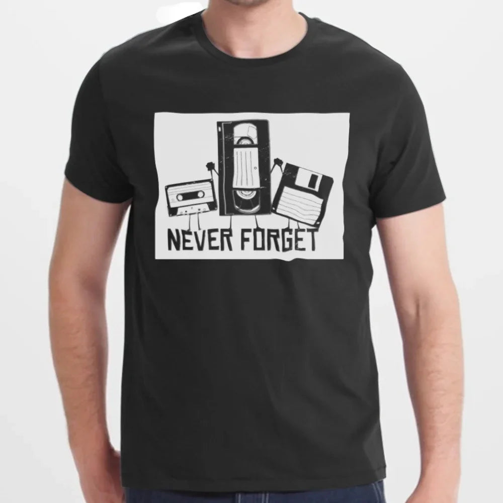 Never Forget Retro Tech Nostalgia Shirt product type