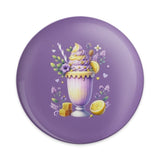 Lavender Lemonade Pinback Button, Pastel Goth Badge, Kawaii Drink Button, Sweet Treat Accessory, Cute Aesthetic Button, Gift Idea - Tawshia