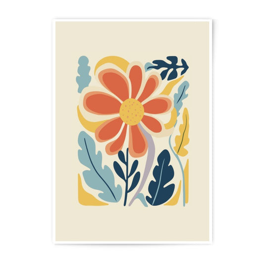 Floral Photographic Print, Abstract Flower Art, Botanical Wall Decor, Colorful Home Decor, Modern Flower Print, Flower Lover Gift, Wall Art - Tawshia