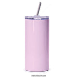 Roses Are A Girl's Best Friend Tumbler, Floral Tumbler, Pink Roses Tumbler, Rose Lover Gift, Gift for Her, Quote Tumbler, Cute Tumbler - Tawshia