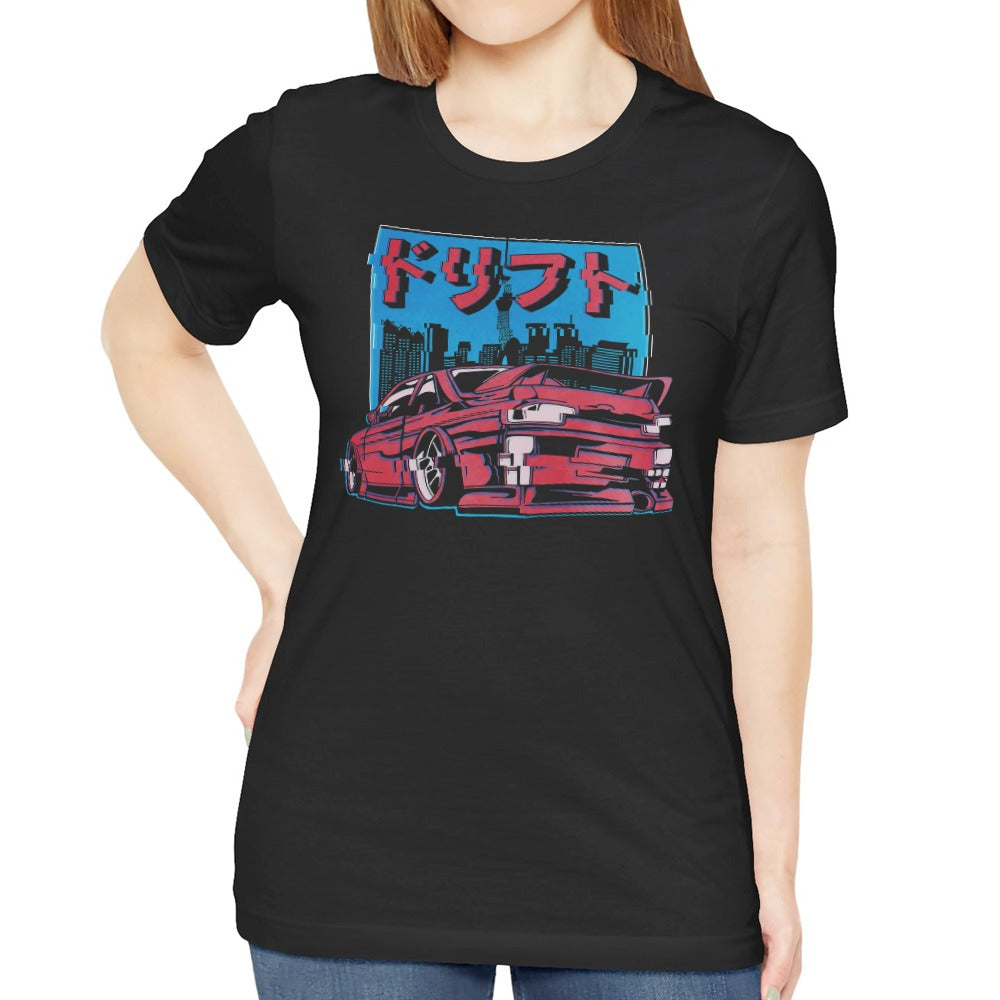 Japanese Drift Car Graphic Print T-Shirt product type