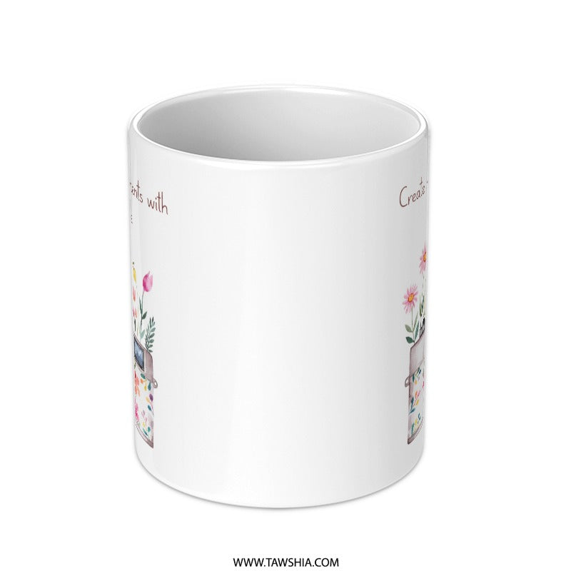 Floral Camera Mug, Magical Moments Mug, Photography Lover Gift, Unique Coffee Mug, Tea Cup, Gift for Her, Cute Mug, Artsy Mug - Tawshia