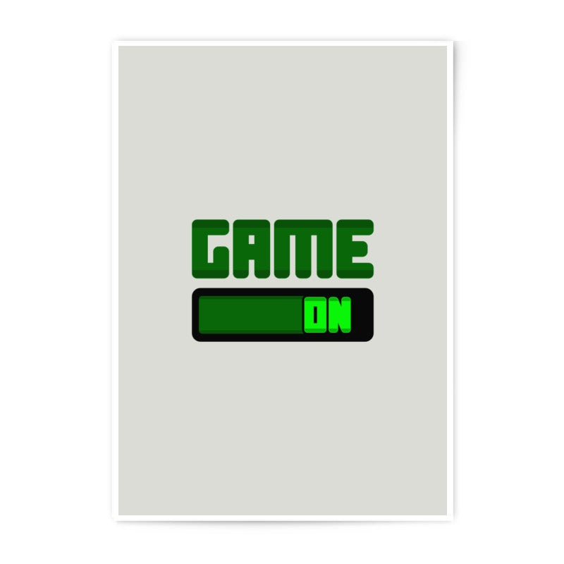 Game On Photographic Print, Gamer Room Decor, Video Game Art, Gaming Gift, Digital Art Print, Wall Art - Tawshia