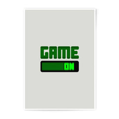 Game On Photographic Print, Gamer Room Decor, Video Game Art, Gaming Gift, Digital Art Print, Wall Art - Tawshia