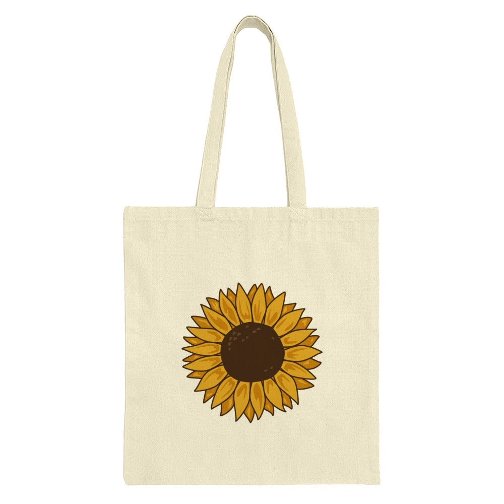 Sunflower Tote Bag, Floral Tote Bag, Spring Tote, Summer Tote, Everyday Tote, Reusable Shopping Bag, Cute Tote, Farmer Market Bag - Tawshia