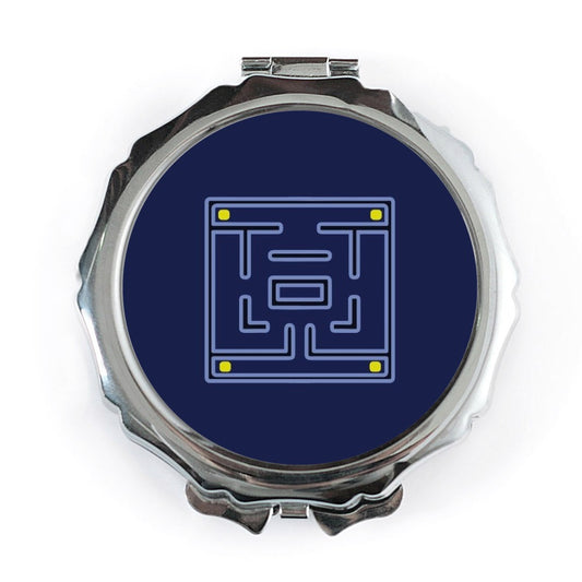 Maze Pocket Mirror, Game Lover Gift, Labyrinth Compact Mirror, Puzzle Solver Present, Unique Pocket Mirror, Stocking Stuffer - Tawshia