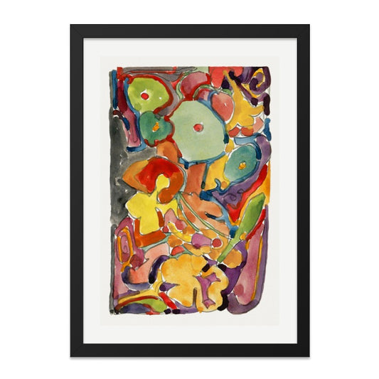 Abstract Floral Wall Art, Watercolor Painting Print, Modern Art Decor, Colorful Home Decor, Contemporary Art Print, Living Room Art, Unique - Tawshia