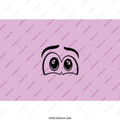Googly Eyes Tumbler, Cute Face Tumbler, Cartoon Eyes Tumbler, Funny Tumbler, Novelty Drinkware, Quirky Gift, Unique Tumbler Design - Tawshia