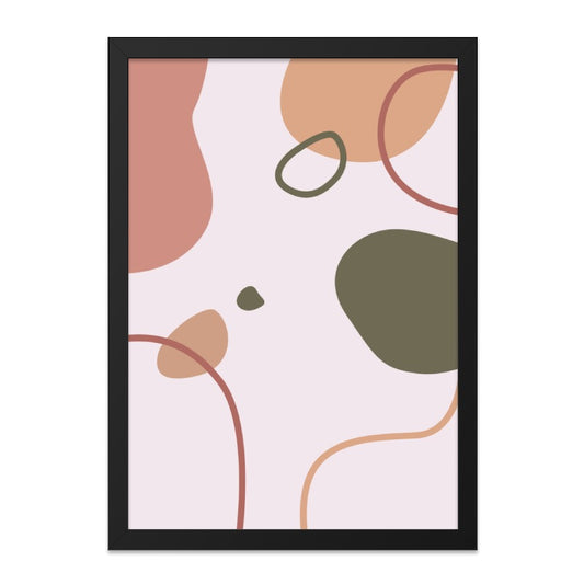 Abstract Shapes Wall Art, Minimalist Art Print, Modern Home Decor, Neutral Color Palette, Geometric Art, Contemporary Wall Decor - Tawshia