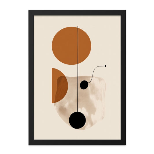 Abstract Geometric Wall Art, Circles and Lines Print, Modern Home Decor, Minimalist Wall Decor, Contemporary Art Print - Tawshia