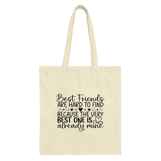 Best Friend Tote Bag, Friends Forever Gift, Besties Quote, Friend Birthday Present, Soul Sister Present, Gift For Her - Tawshia