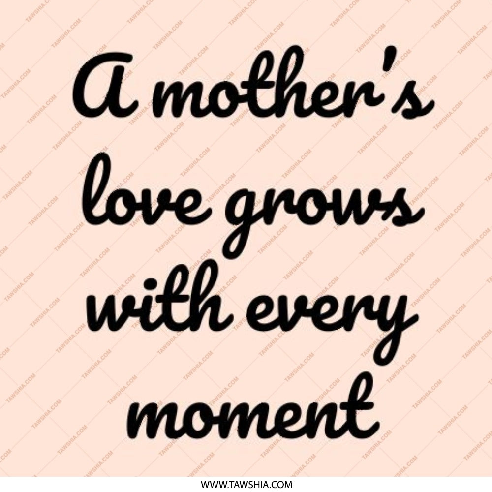 Mother's Love Pinback Button, Inspirational Quote Button, Mom Gift, Motherhood Button, Growing Love, Heartfelt Gift, Pinback Button - Tawshia