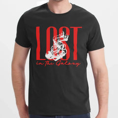 Lost in the Galaxy Graphic Black T-Shirt product type