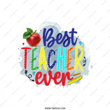 Best Teacher Ever Tote Bag, Teacher Appreciation Gift, End of Year Gift, Thank You Teacher Gift Bag, Teacher Tote Bag - Tawshia