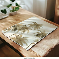 Palm Tree Photographic Print, Tropical Wall Art, Beach House Decor, Coastal Print, Sepia Tone Art, Neutral Home Decor, Summer Vibes, Art - Tawshia