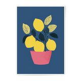 Lemon Tree Photographic Print, Modern Wall Art, Citrus Decor, Botanical Illustration, Kitchen Art Print, Trendy Home Decor - Tawshia