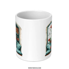 Window Seat Mug, Poppies and Books, Cozy Reading Nook Gift, Book Lover Present, Floral Mug, Literary Mug, Readers Gift, Home Decor - Tawshia
