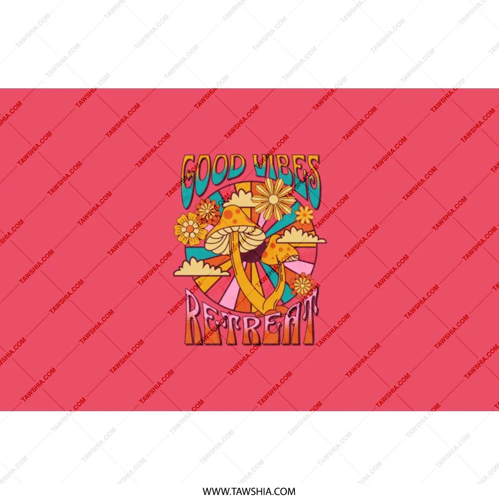 Good Vibes Retreat Colorful Graphic product