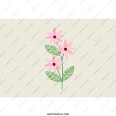 Floral Tumbler, Pink Flower Tumbler, Elegant Tumbler, Tumblers With Straw, Tumblers for Drinks, Floral Design, Gift Idea, Birthday Gift - Tawshia