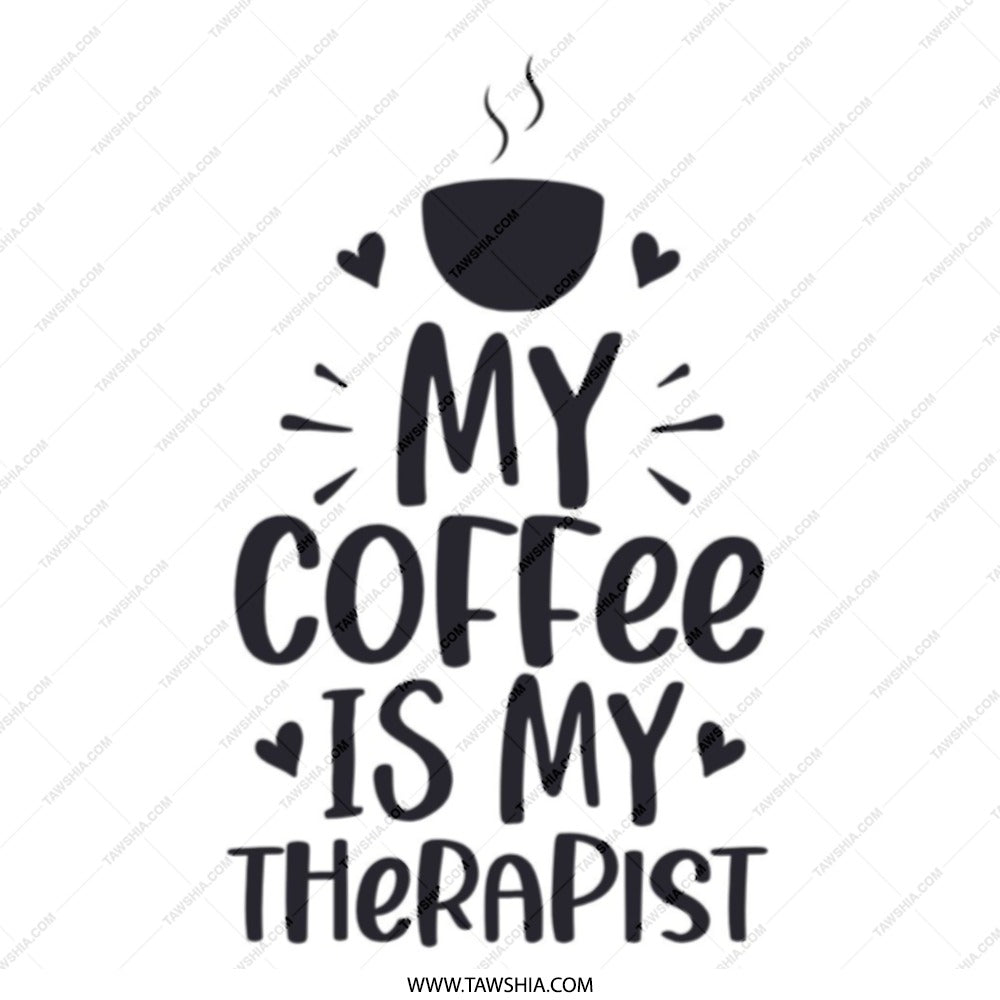 Coffee Therapist Tote Bag, Funny Coffee Lover Gift, Novelty Tote, Everyday Bag, Coffee Addict Design, Gift for Friend, Tote Bag - Tawshia