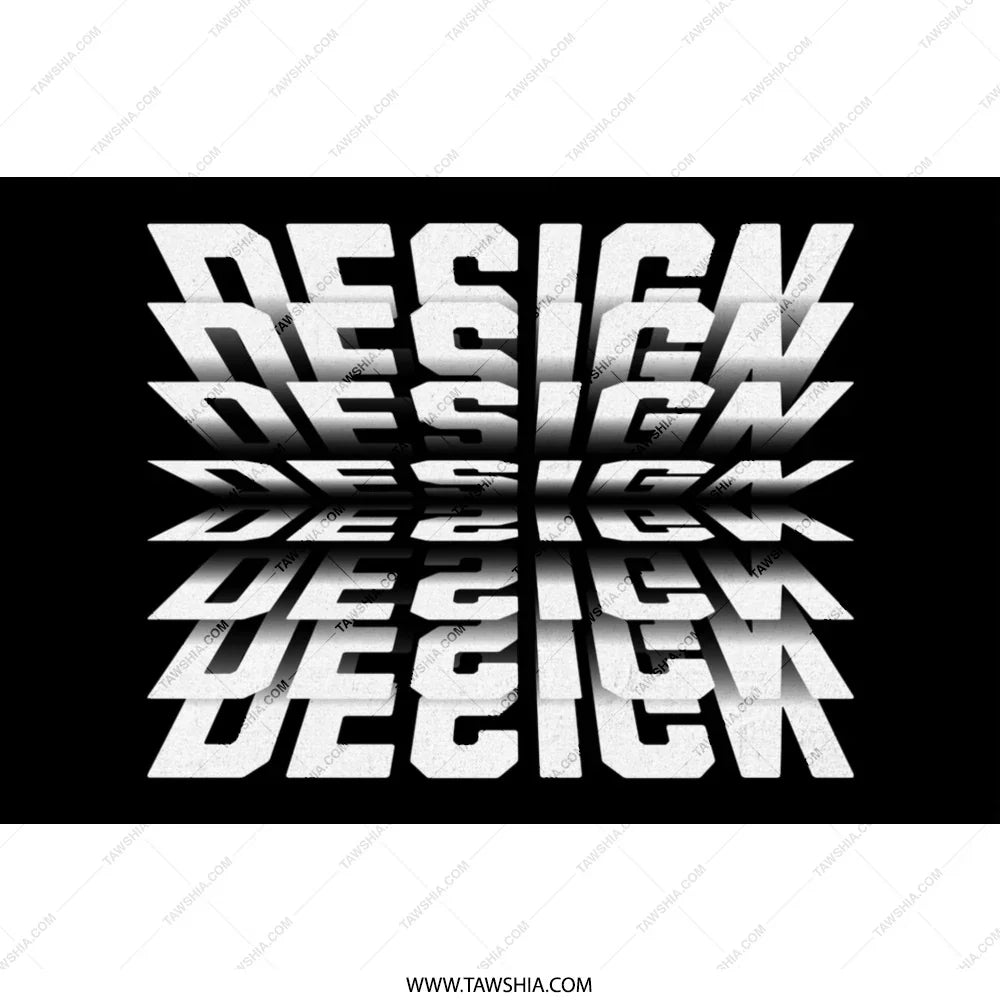 Bold Graphic Reflective Design Art Print product