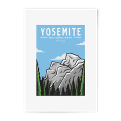 Yosemite National Park Photographic Print, California Landscape Art, Mountain Photography, Home Decor, Wall Art, Travel Poster - Tawshia
