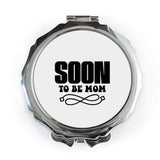 Soon To Be Mom Pocket Mirror, New Mom Gift, Baby Shower Favor, Pregnancy Announcement, Expecting Mother Gift, Keepsake Pocket Mirror - Tawshia