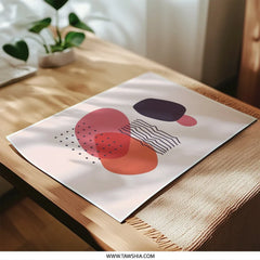 Abstract Shapes Photographic Print, Modern Wall Art, Geometric Print, Minimalist Art, Home Decor, Unique Design, Trendy Prints - Tawshia