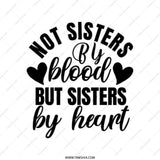 Not Sisters By Blood Tote Bag, Sisters By Heart Bag, Best Friend Gift, Soul Sister Tote, Friendship Bag, Gift for Her, Everyday Tote - Tawshia