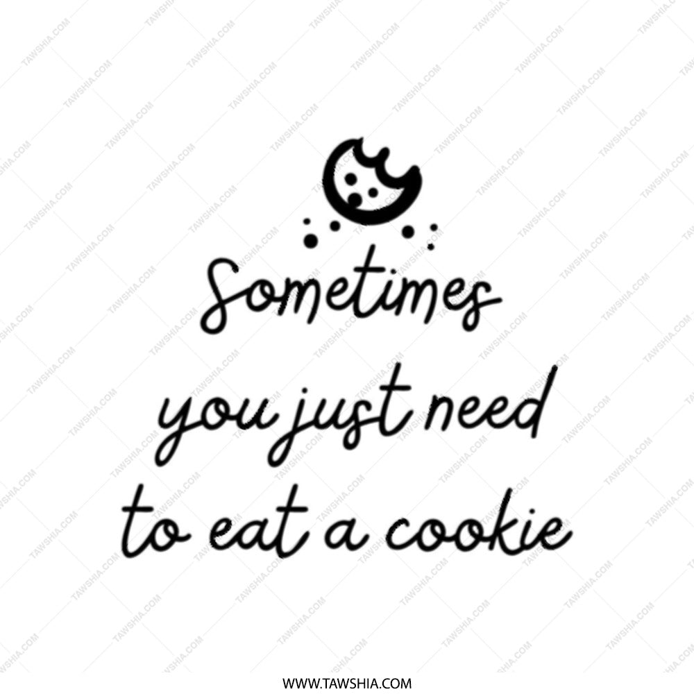 Cookie Tote Bag, Funny Tote Bag, Eat A Cookie, Foodie Gift Idea, Baker Gift, Gift for Her, Gift for Friend, Motivational Tote, Cute Tote - Tawshia