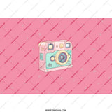 Pink Camera Tumbler, Cute Photo Tumbler, Photography Lover Gift, Fun Design, Travel Tumbler, Aesthetic Drinkware, Unique Tumbler, Gift for - Tawshia