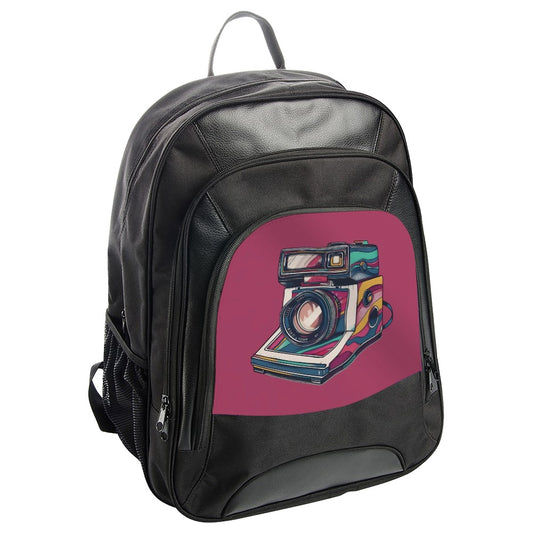 Retro Camera Backpack, Vintage Camera Bag, Photography Lover Gift, Unique Backpack, Stylish Backpack, College Backpack, School Backpack - Tawshia