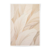 Beige Feathers Photographic Print, Abstract Art, Neutral Decor, Modern Wall Art, Minimalist Print, Home Decor, Stylish Gift Idea - Tawshia