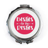 Besties Resties Pocket Mirror, Cute Friend Gift, Best Friend Present, Funny Friendship Compact Mirror, BFF Gift Idea, Fun Unique - Tawshia