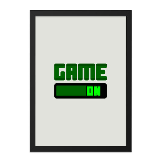 Game On Wall Art, Gamer Decor, Gaming Room Art, Retro Style, Kids Room Decor, Man Cave Art, Trendy Gift for Gamers, Video Game Art - Tawshia