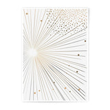 Abstract Burst Photographic Print, Minimalist Wall Art, Geometric Art Print, Modern Home Decor, Line Art, Dots Art - Tawshia